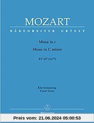 Missa in c-Moll KV 427. Klavierauszug